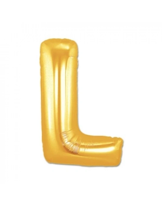 Altın Sarısı Folyo Harf Balon 1 Metre