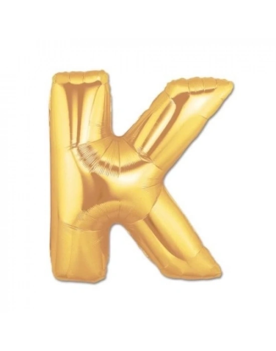 Altın Sarısı Folyo Harf Balon 1 Metre