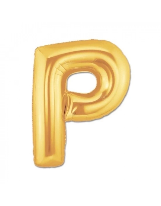 Altın Sarısı Folyo Harf Balon 1 Metre