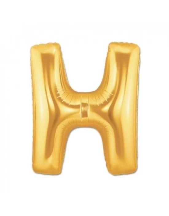 Altın Sarısı Folyo Harf Balon 1 Metre