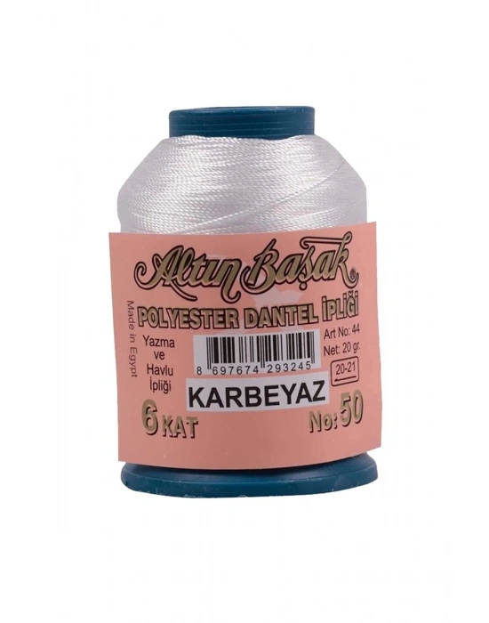 Altınbaşak Oya ve Dantel İpi 20 gr - Royaleks - No: K.BEYAZ