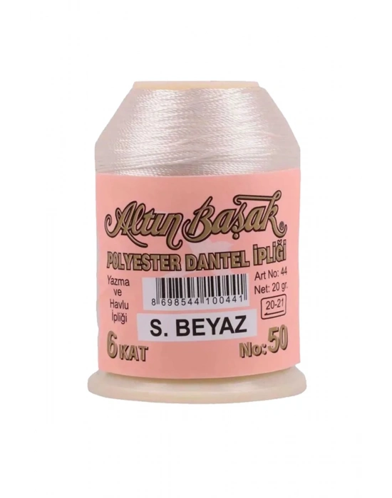 Altınbaşak Oya ve Dantel İpi 20 gr - Royaleks - No: Ş.BEYAZ
