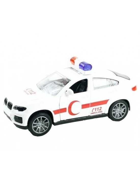 Ambulans Arabası Sürtmeli Plastik - JW567-062