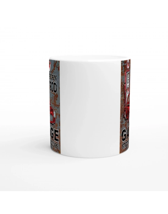 American Hot Rod Texaco Temalı Kupa Bardak