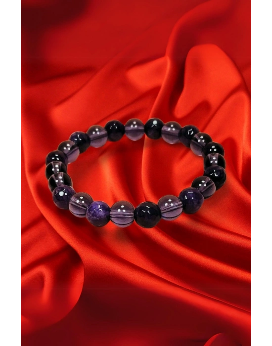 Ametist Doğal Taş Bileklik Kutulu