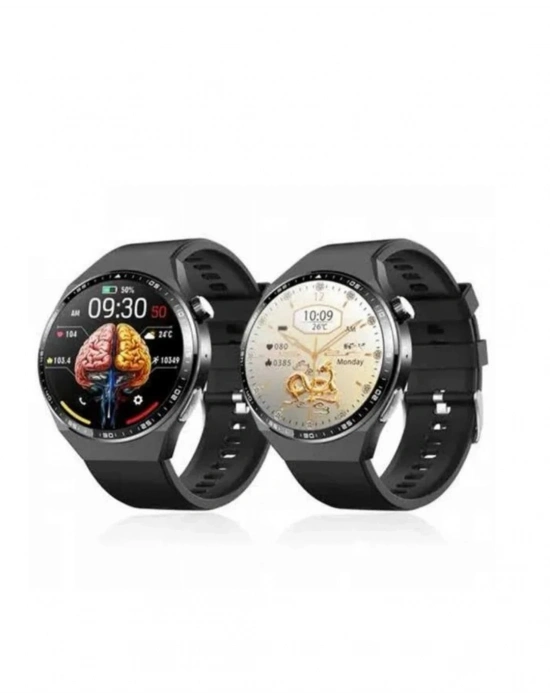 ® Amoled Ekran Akıllı Saat Üç Kordonlu İOS Android Uyumlu