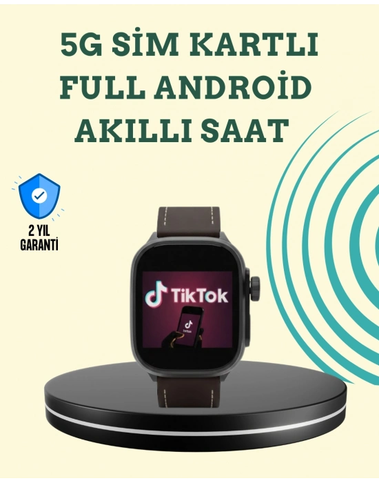 AMOLED Ekranlı Akıllı Saat WhatsApp TikTok YouTube