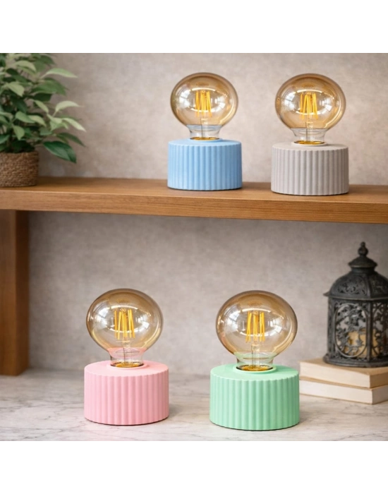 Ampul Tasarımlı Retro Masa Lambası