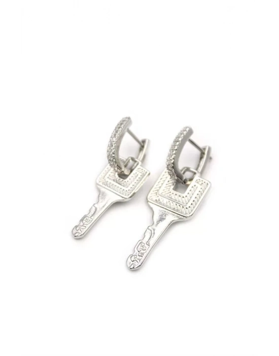 Anahtar Küpe - Gümüş