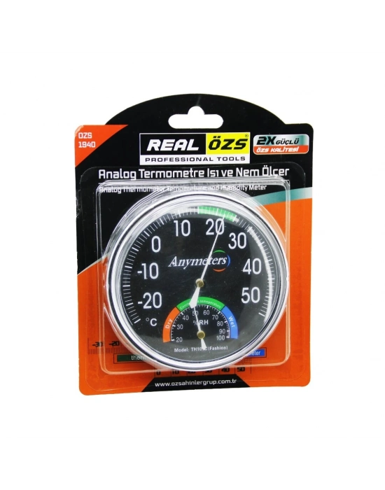 Analog Termometre Isı Nem Ölçer Anymeters