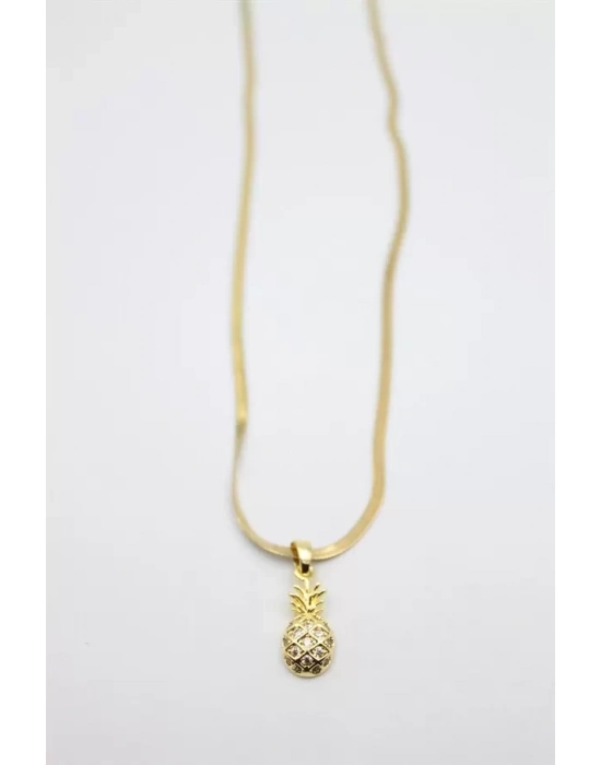 Ananas Kolye - Altın