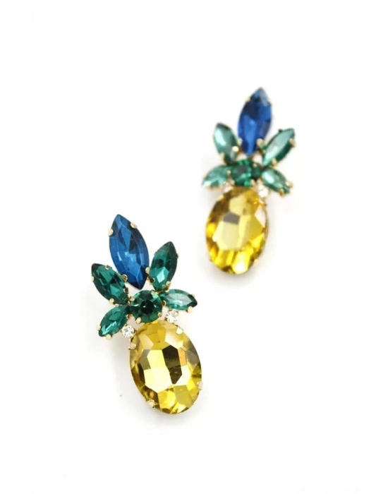 Ananas Küpe - Altın