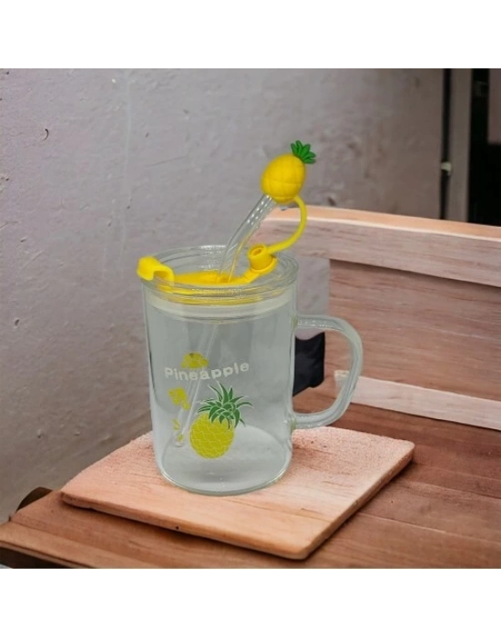 Ananas Tasarımlı Kupa Bardak