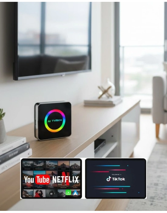 ® Android Auto CarPlay Kablosuz Bağlantı Sağlayan Araç Adaptörü