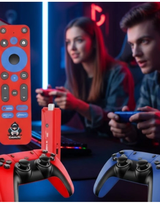 ® Android Game Stick 10K HD 64GB Çift Kollu TV Oyun Konsolu