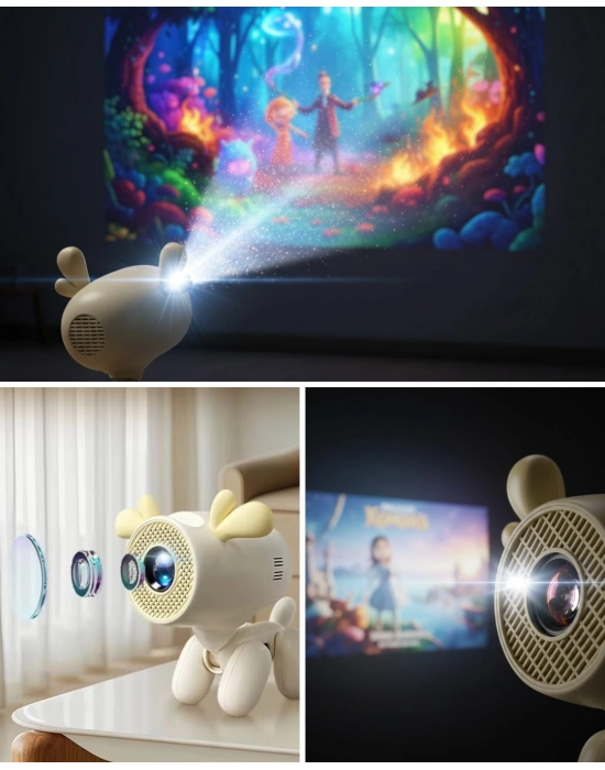 ® Android Sistemli 4K Projeksiyon 36W Dolby Sesli