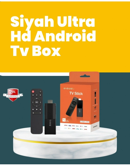 Android TV Stick WiFi ve Bluetooth Bağlantılı