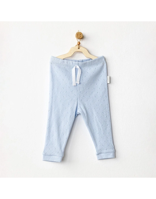 Andywawa AC25556 Pants Jacquard Basic Pantolon Blue