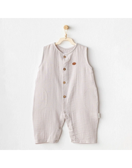 Andywawa AC25883 Müslin Home Bebe Tulum Beige