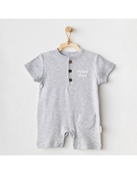 Andywawa AC25893 Basic Bebe Tulum Grey Melange