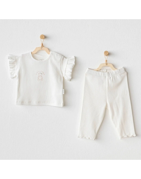 Andywawa AC25898 Basic 2Li Takım Ekru