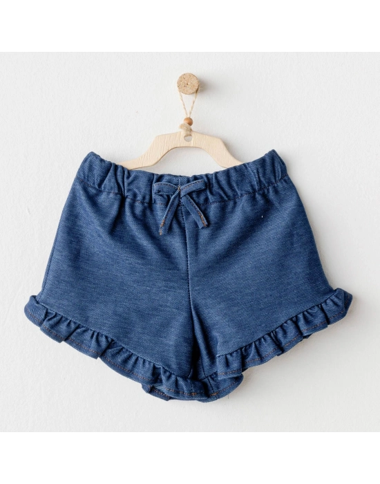 Andywawa AC25938 Casual Bebek Şort İndigo