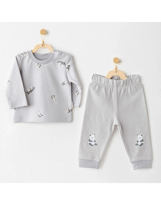 Andywawa AC26029 Keep Smiling 2li Takım Grey