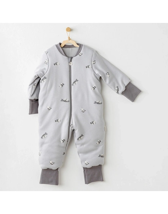 Andywawa AC26035 Fiber Keep Smiling Uyku Tulumu 2,5 TOG Grey