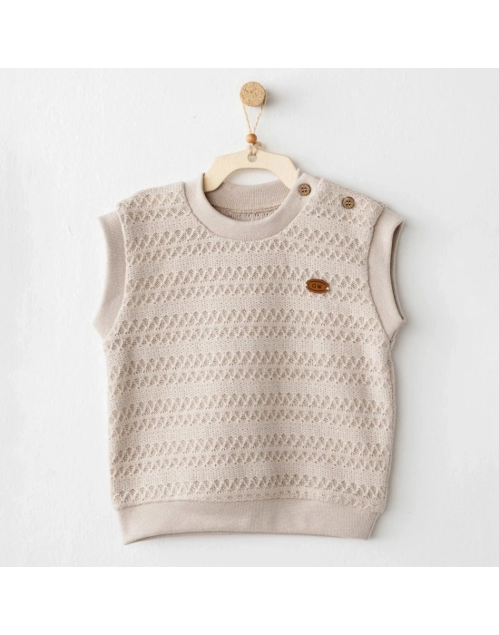 Andywawa AC26133 Wawa Exclusive Yelek Beige