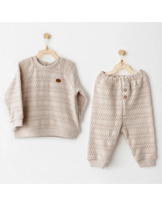 Andywawa AC26134 Wawa Exclusive 2li Takım Beige