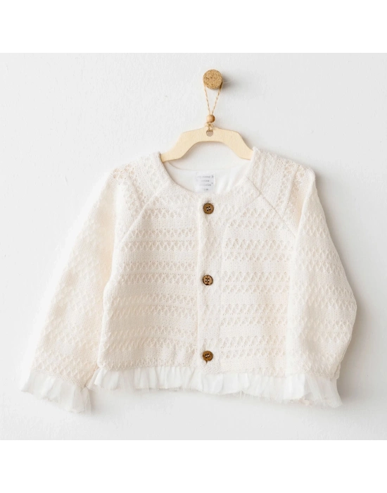 Andywawa AC26137 Wawa Exclusive Ceket Ekru