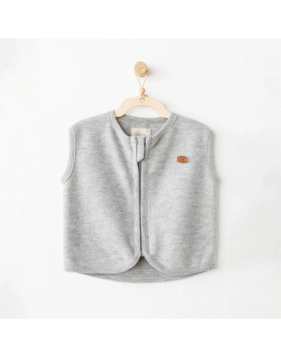 Andywawa AC26211 Casual Yelek Grey