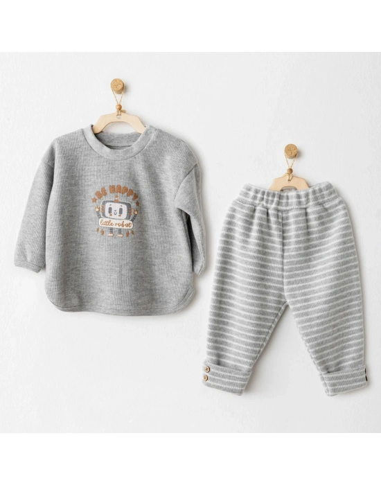 Andywawa AC26212 Casual 2li Takım Grey