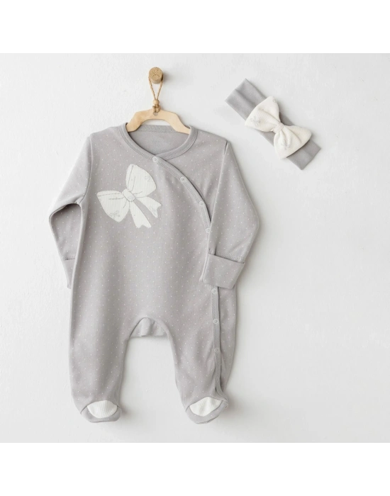 Andywawa AC26254 Baby Bow Bliss Tulum Takım Grey