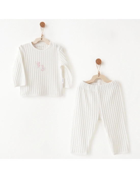 Andywawa AC26511 Summer Time 2li Takım Ekru