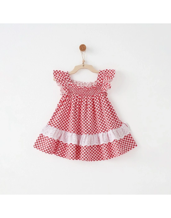 Andywawa AC26689 Herry Chatty Elbise Red