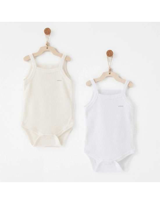 Andywawa AC26760 Special Modal 2li Askılı Body Ecru White