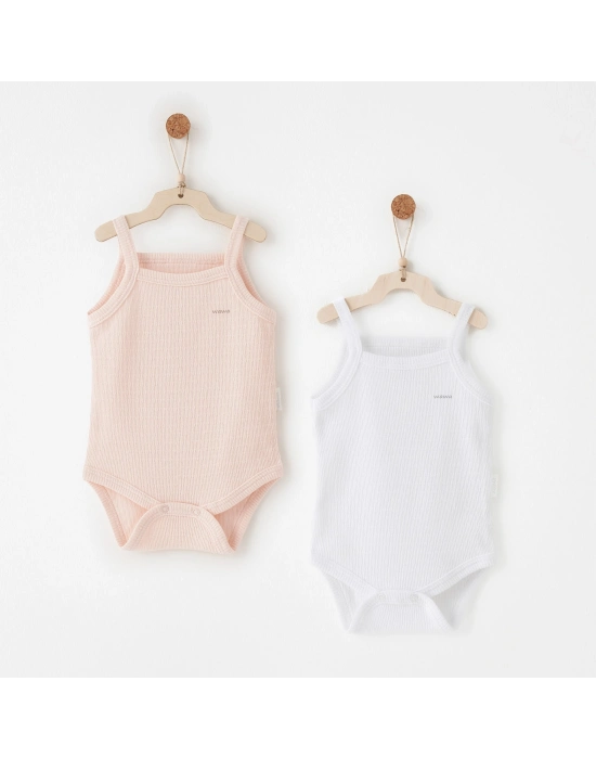 Andywawa AC26760 Special Modal 2li Askılı Body Pink White