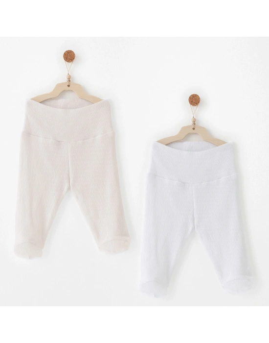 Andywawa AC26764 Special Modal 2li Pantolon Ecru White