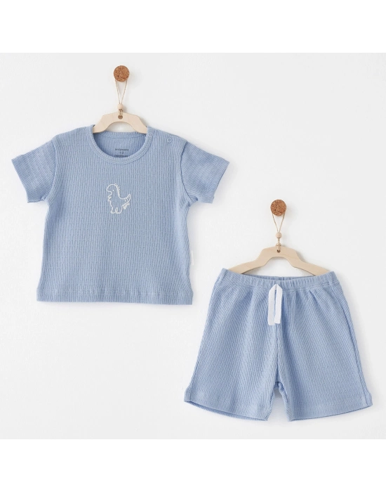 Andywawa AC26771 Jacquard Special Modal 2li Takım Blue