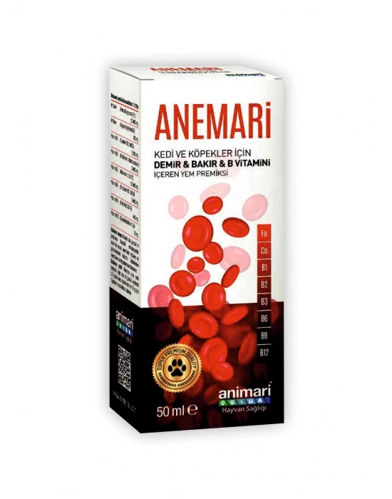 Animari Demir Bakır B vitamini damlası 50 ml