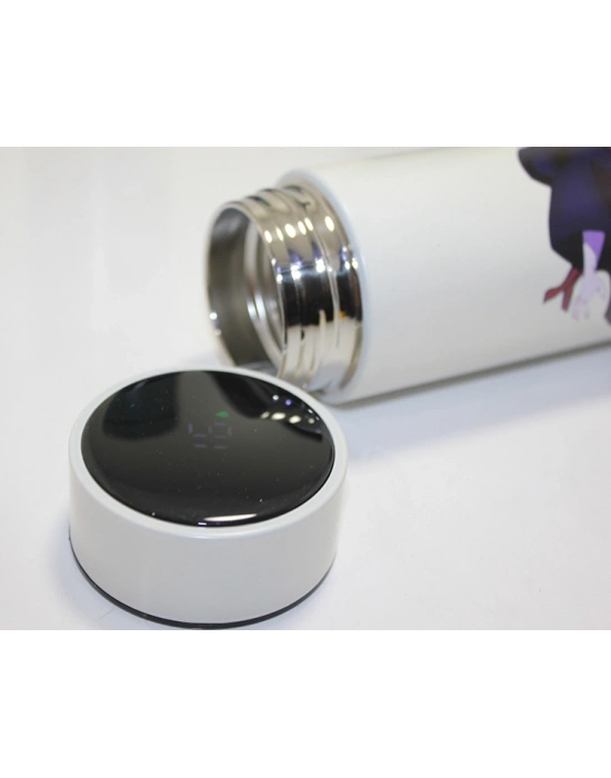 Anime Baskılı Dijital Göstergeli Termos 500 ml Model 1