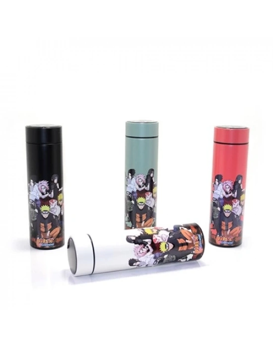 Anime Baskılı Dijital Göstergeli Termos 500 ml Model 2