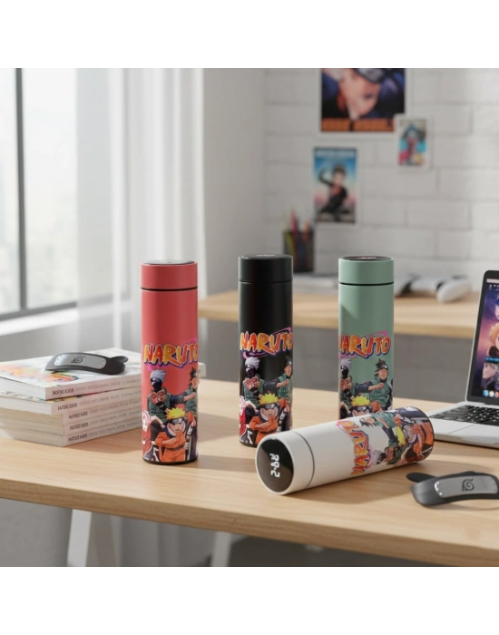 Anime Baskılı Dijital Göstergeli Termos 500 ml Model 3