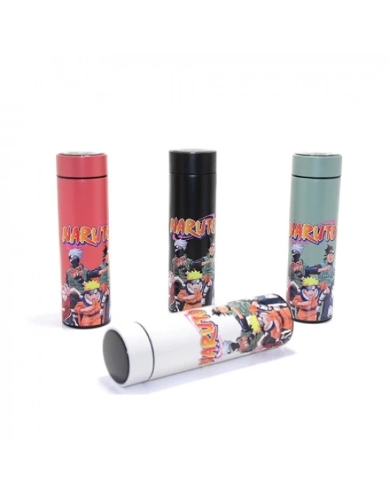 Anime Baskılı Dijital Göstergeli Termos 500 ml Model 3