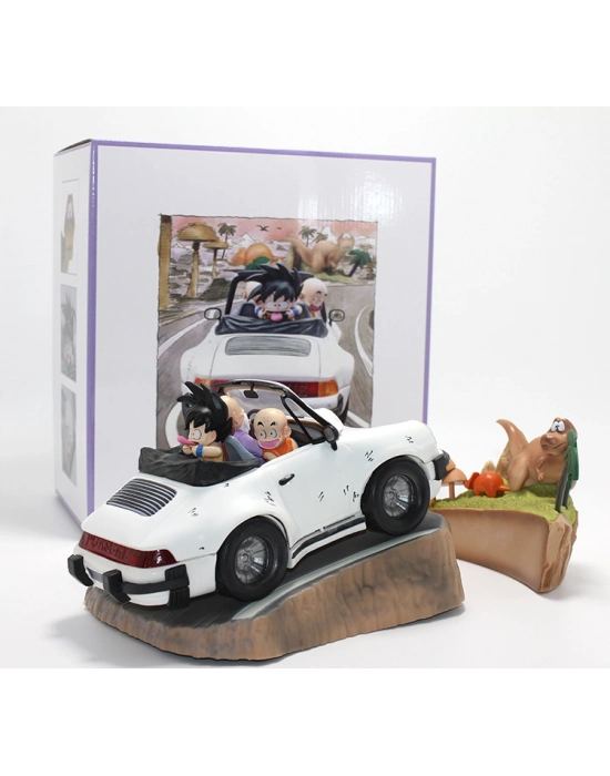 Anime Dragon Ball Son Goku, Kuririn, Usta Roshi Figürü 17 Cm