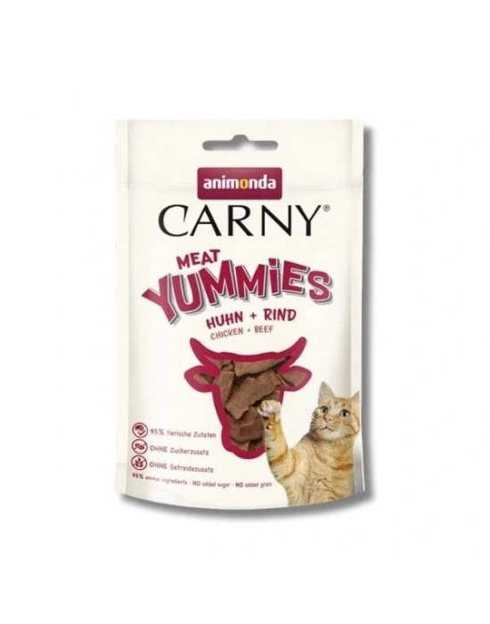 Animonda Carny Meat Tavuk ve Sığır Etli Yetişkin Kedi Ödül Maması 1 Adet 50 Gr
