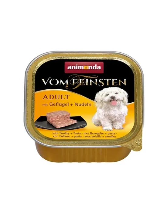 Animonda Kümes Hayvanı ve Makarnalı Yetişkin Köpek Konservesi 1 Adet 150 Gr