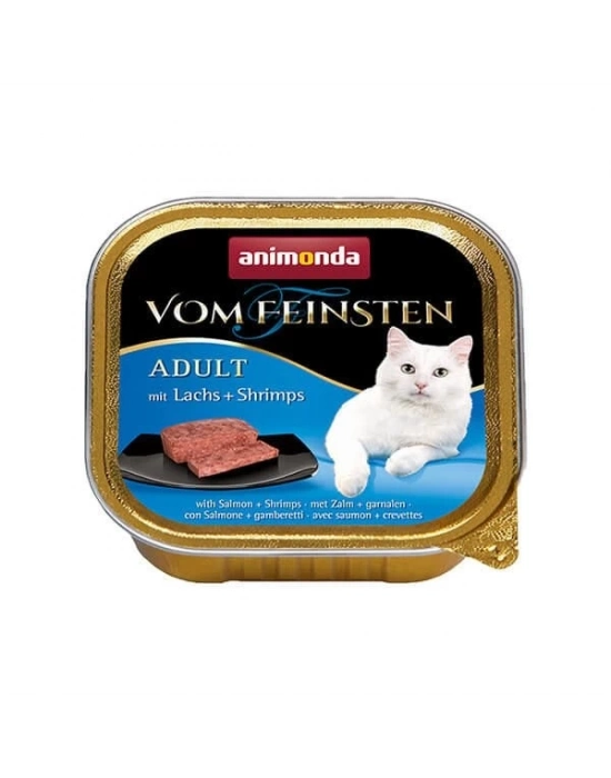 Animonda Somon ve Karidesli Yetişkin Konserve Kedi Maması 1 Adet 100 Gr