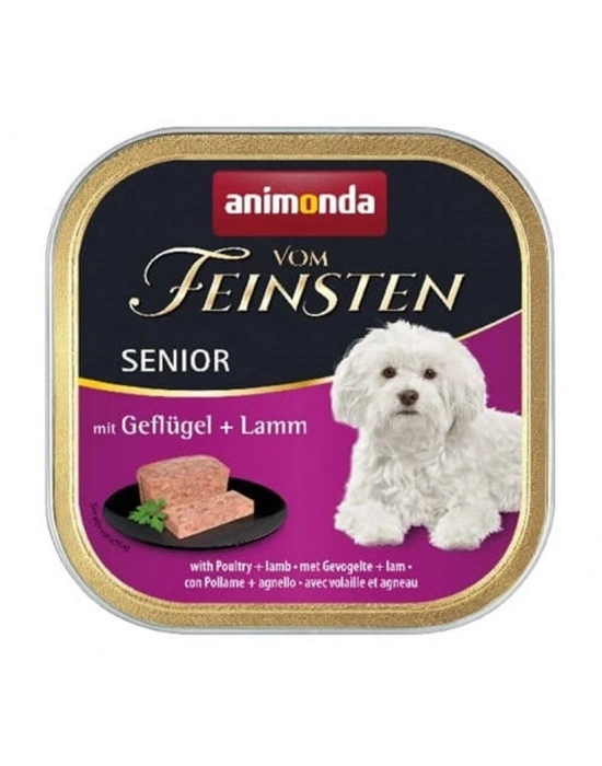 Animonda Vom Feinsten Kümes Hayvanlı ve Kuzu Etli Yaşlı Köpek Konservesi 1 Adet 150 Gr